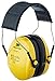 3M Peltor Optime I Kapselgehörschutz H510A mit weichen Polstern – leichter Gehörschutz, schützt vor hohen Geräuschpegeln im Bereich von 87-98 dB (SNR: 27 dB), gelb, 1-er-Pack
