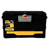 Stanley Werkzeugkiste leer aus Kunststoff 1-70-316 / Werkzeugkoffer mit integrierter Schublade für Kleinteile / Maße: 48.1 x 27.9 x 28.7 cm Stanley Werkzeugkiste leer aus Kunststoff 1-70-316 / Werkzeugkoffer mit integrierter Schublade für Kleinteile / Maße: 48.1 x 27.9 x 28.7 cm
